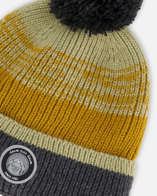 Knit Hat Gray, Spice And Sage - G10ZQ01B_000