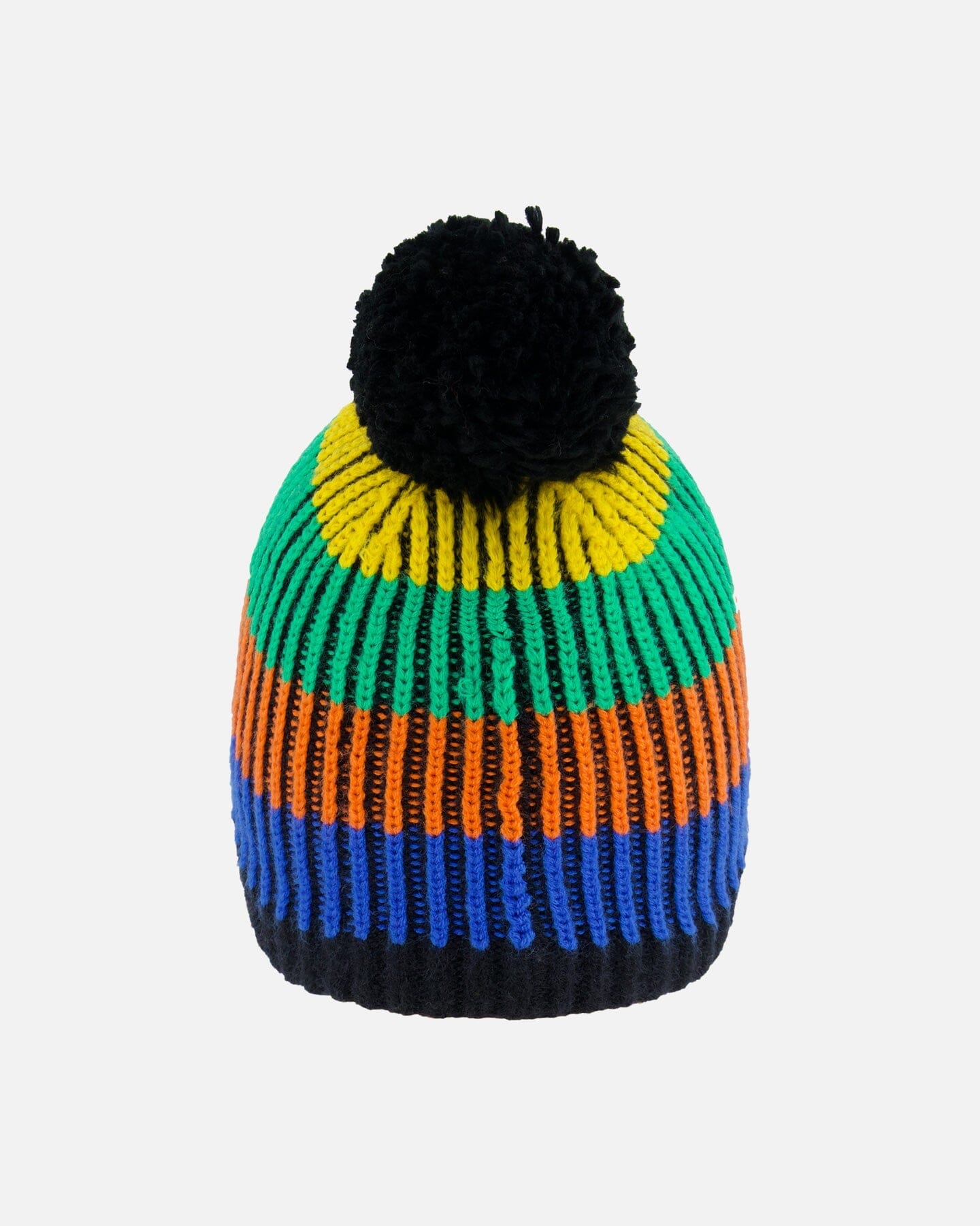 Knit Hat Multicolor With Black Pompom - G10ZR01_000