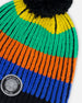 Knit Hat Multicolor With Black Pompom - G10ZR01_000
