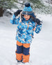 Peruvian Knit Hat Blue And Orange Winter Accessories Deux par Deux 