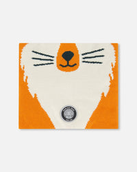 Knit Neckwarmer Orange Fox Face - G10ZS03_000