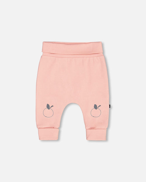 Organic Cotton Evolutive Pant With Print Light Pink - G20A20_622