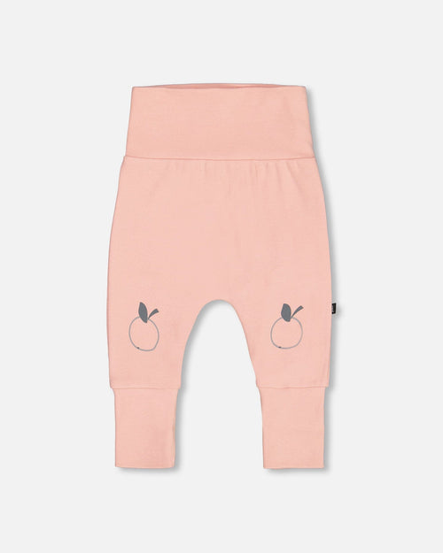 Organic Cotton Evolutive Pant With Print Light Pink - G20A20_622