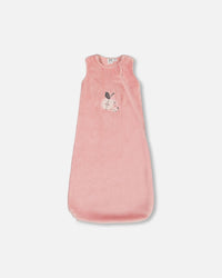 Plush Sleep Sack With Embroidery Light Pink - G20ASB_622