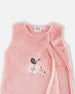 Plush Sleep Sack With Embroidery Light Pink - G20ASB_622