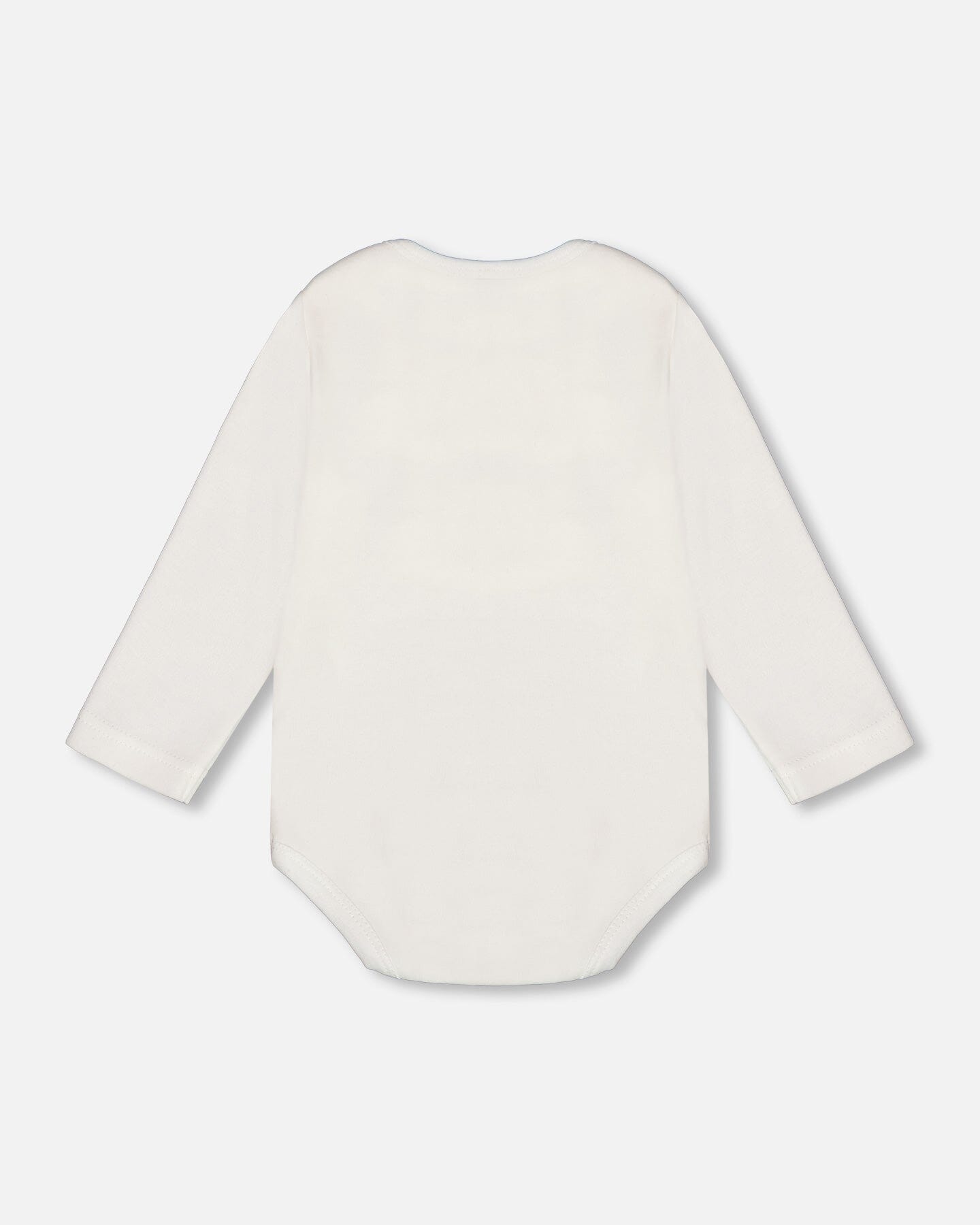 Organic Cotton Onesie With Print Off White - G20B70_101