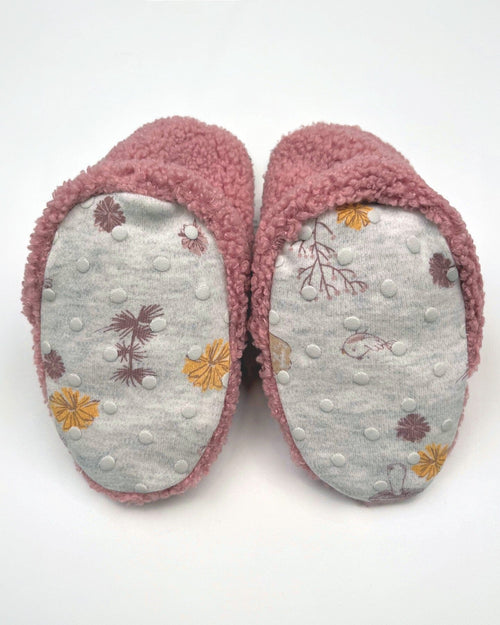 Sherpa Slippers Woodrose Accessories Deux par Deux 