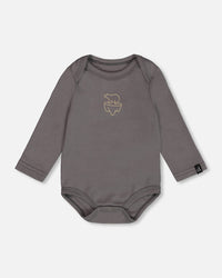 Organic Cotton Onesie Dark Gray - G20C70_902