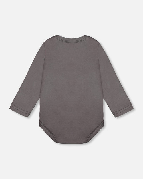 Organic Cotton Onesie Dark Gray - G20C70_902