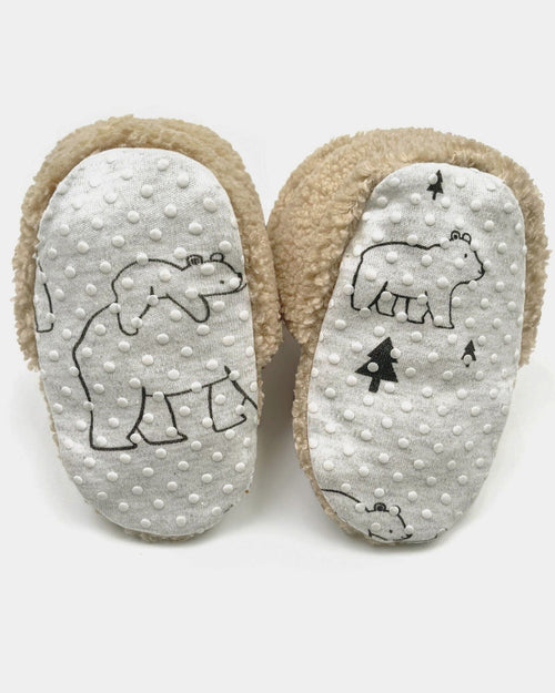 Sherpa Slippers Sand Accessories Deux par Deux 