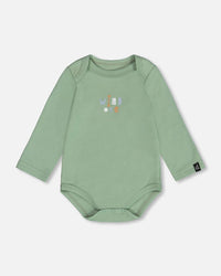 Organic Cotton Onesie Green - G20D70_273