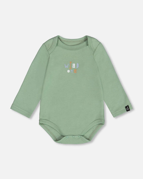 Organic Cotton Onesie Green - G20D70_273