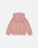 Hooded Plush Vest Dusty Pink - G20E30_662