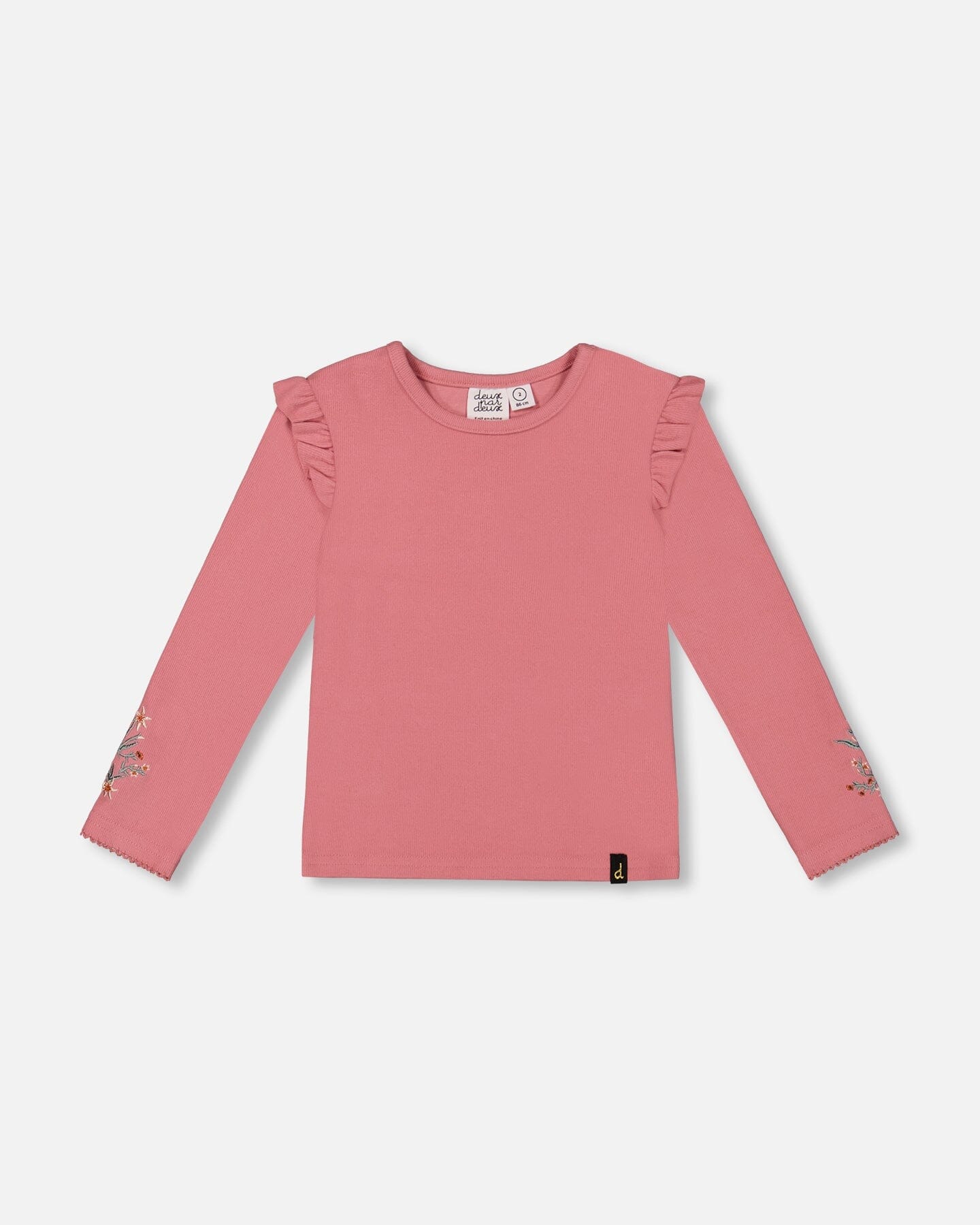 Super Soft Brushed Rib T-Shirt Light Pink - G20E70_662