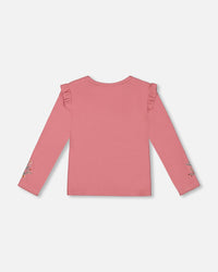 Super Soft Brushed Rib T-Shirt Light Pink - G20E70_662