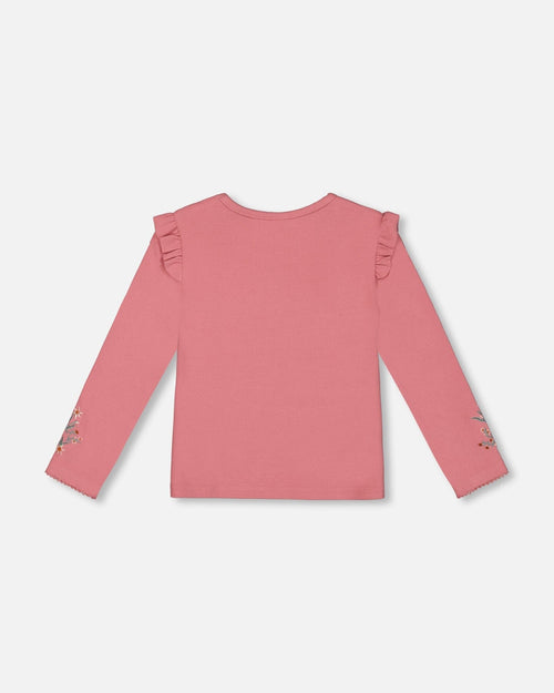 Super Soft Brushed Rib T-Shirt Light Pink - G20E70_662