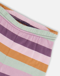 Jersey Leggings Multicolor Stripe - G20F60_071