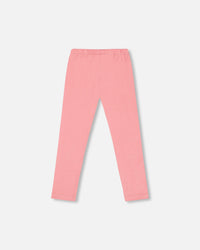 Organic Cotton Legging With Knee Print Pink - G20G61_655