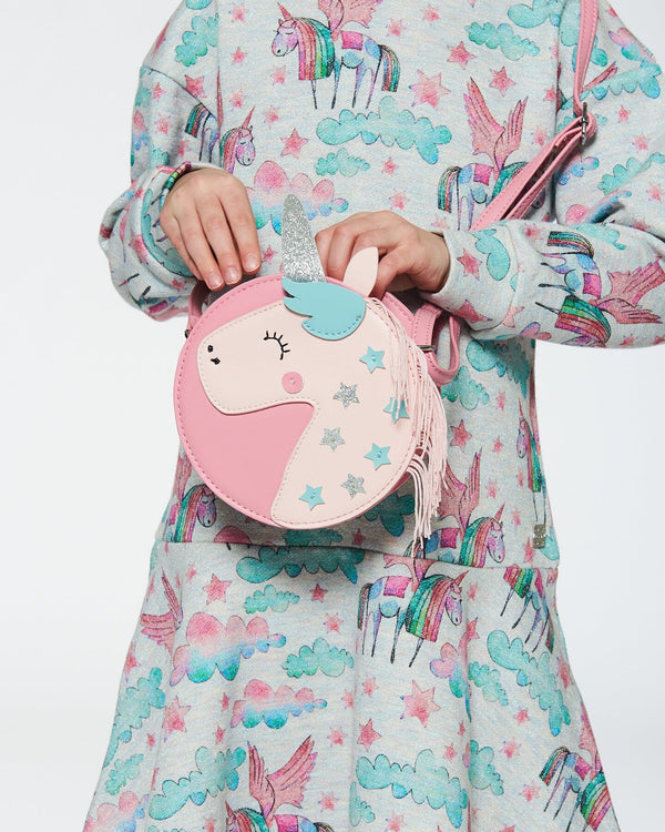 Pu Unicorn Bag Pink Accessories Deux par Deux 