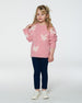 Jacquard Unicorn Sweater Hairy Knit Pink Sweaters & Hoodies Deux par Deux 