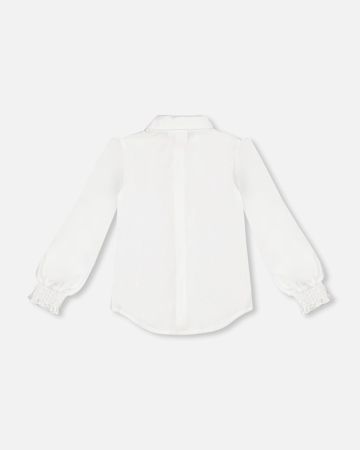 Long Sleeve Button Front Shirt Off White - G20H15_100