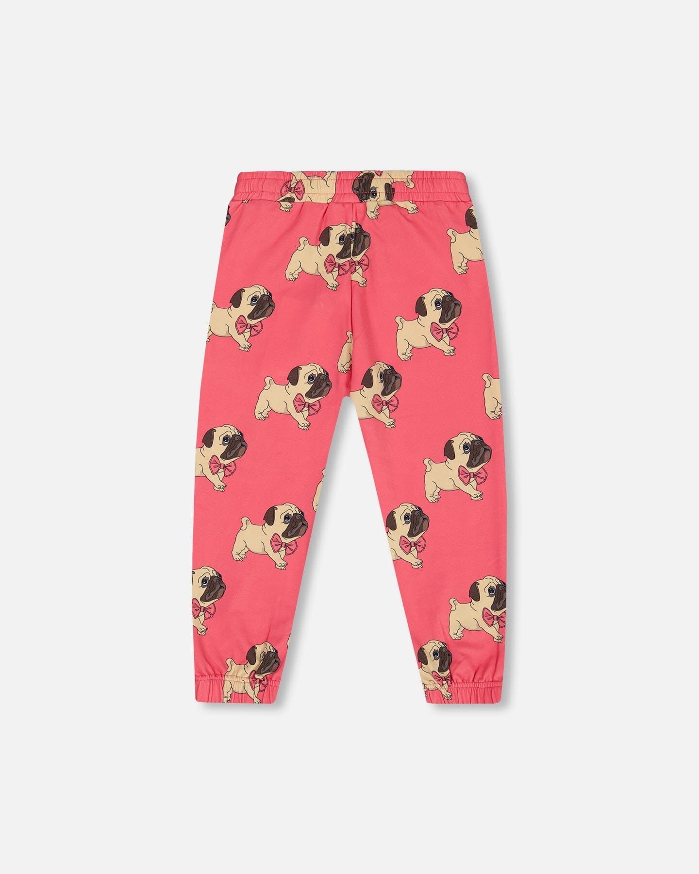 Fleece Sweatpants Magenta Printed Pug - G20H21_079