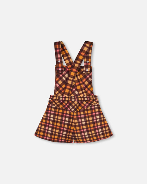 Milano Shortall Plaid Magenta And Brown - G20H40_080