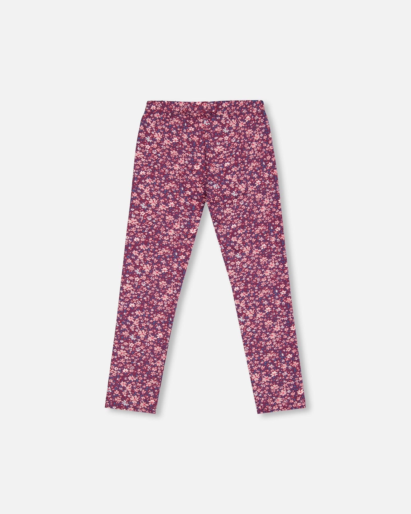 Stretch Leggings Burgundy Printed Little Flowers - G20I60_076