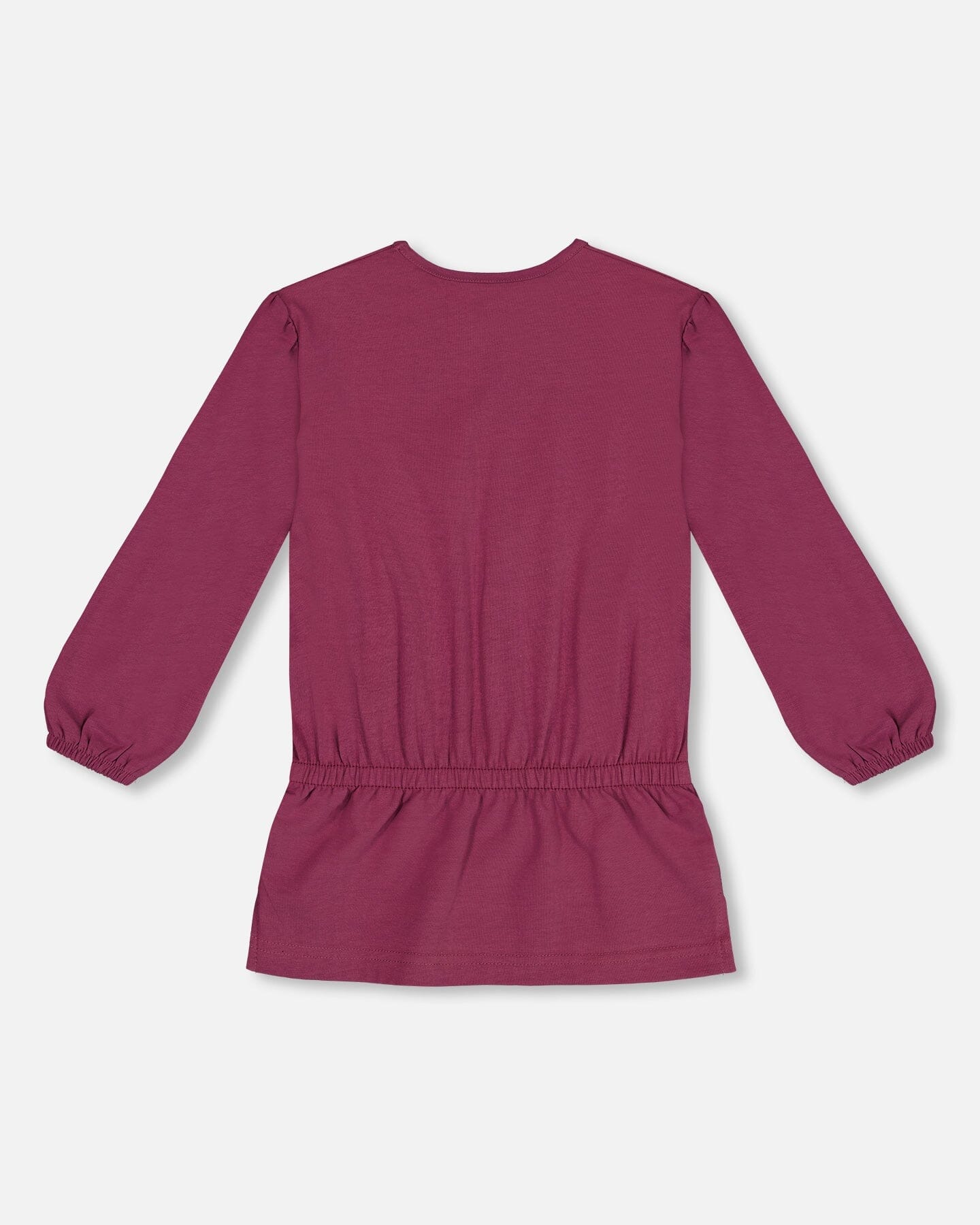 Elastic Waist Tunic Burgundy - G20I77_540