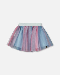 Vertical Striped Tulle Skirt - G20I81_000