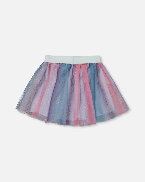 Vertical Striped Tulle Skirt - G20I81_000