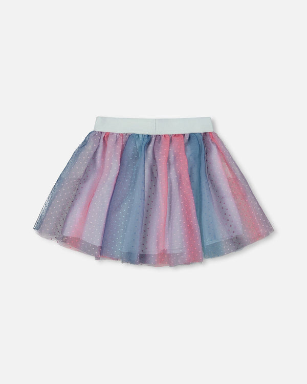 Vertical Striped Tulle Skirt - G20I81_000