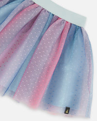 Vertical Striped Tulle Skirt - G20I81_000