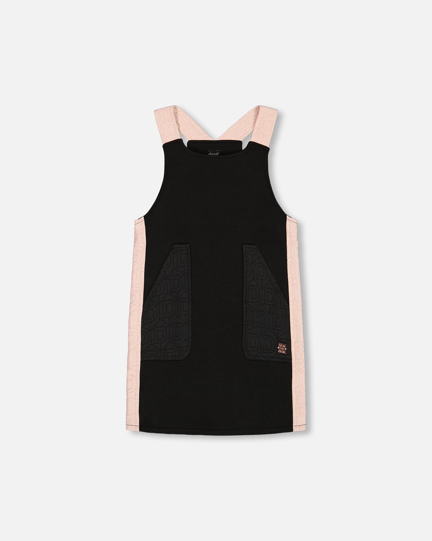 Jumper Dress With Contrast Band Black - G20J40_999