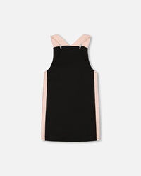 Jumper Dress With Contrast Band Black - G20J40_999