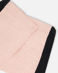 Skort With Contrast Front Light Pink - G20J81_648