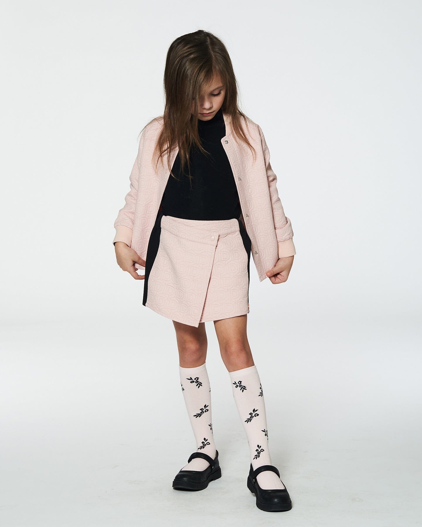 Flower Socks Light Pink Accessories Deux par Deux 