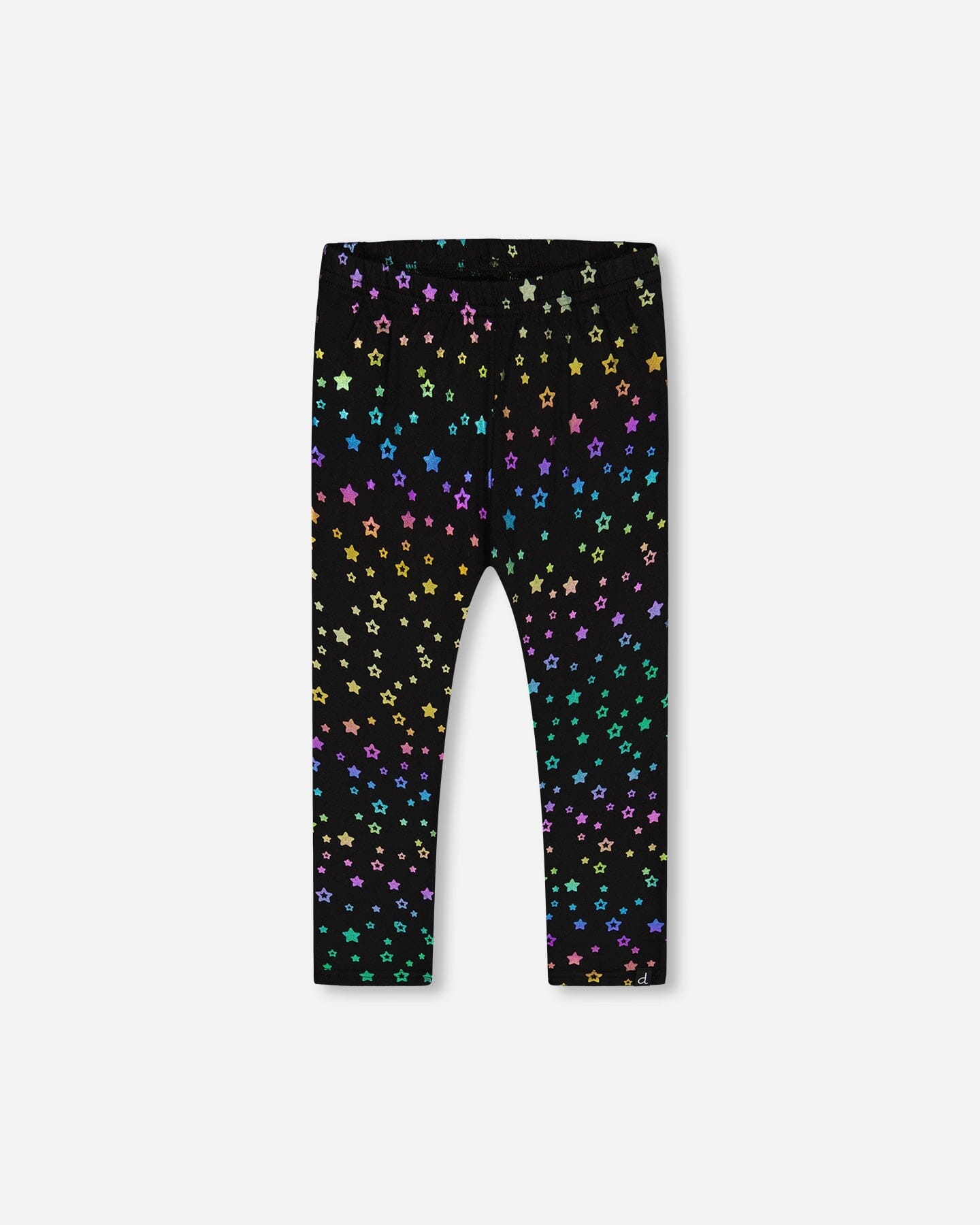 Leggings Allover Foil Black Printed Stars - G20L60_081