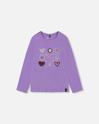 Long Sleeve T-Shirt Purple - G20L71_530