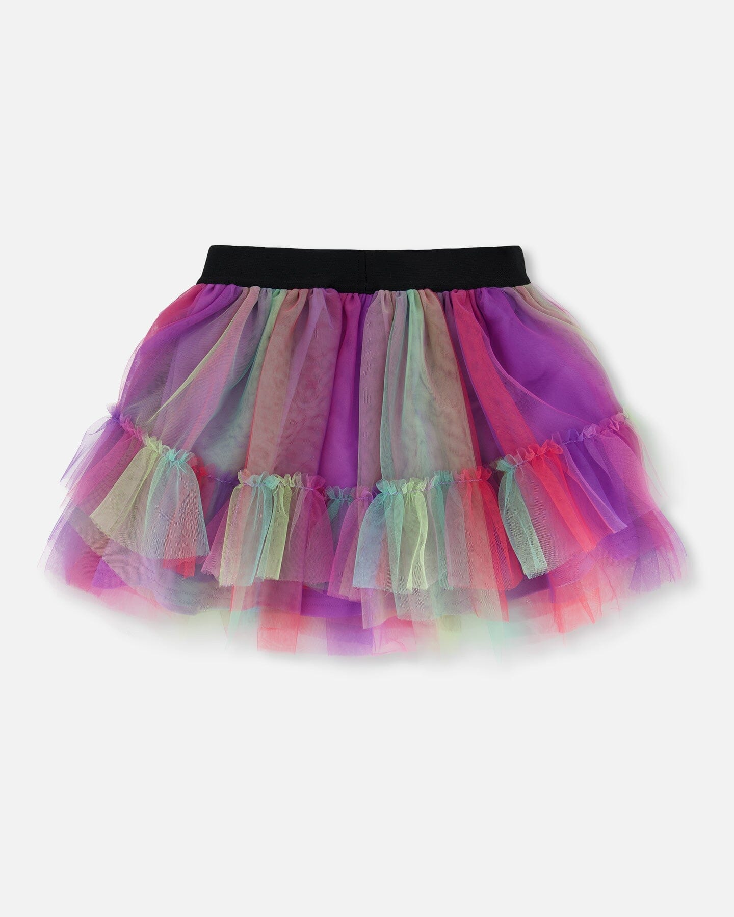 Colorful layered tulle skirt hotsell