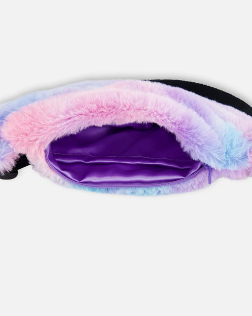 Faux Fur Fanny Bag Multicolor Accessories Deux par Deux 