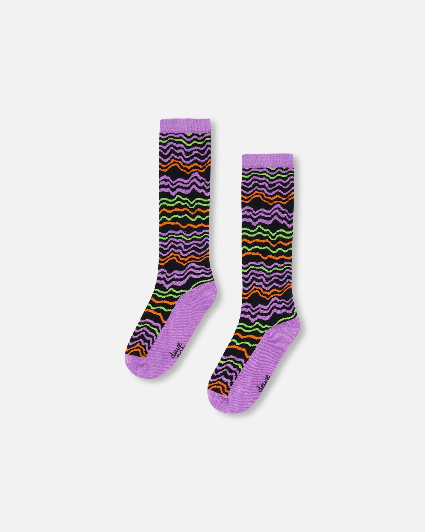 Knee Socks Multicolored Zebra Accessories Deux par Deux 