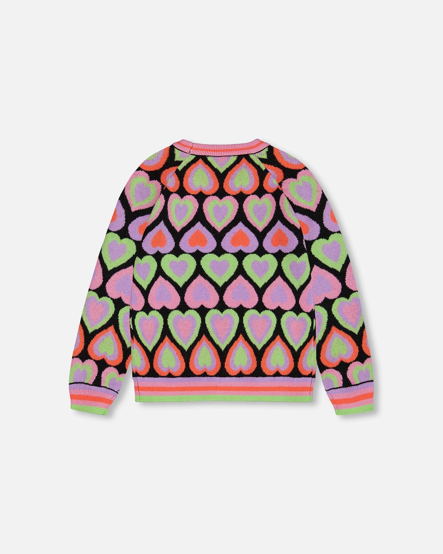 Jacquard Hearts Sweater Multicolor - G20LT70_000