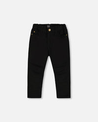 Stretch Twill Pants Black Pants & Shorts Deux par Deux 