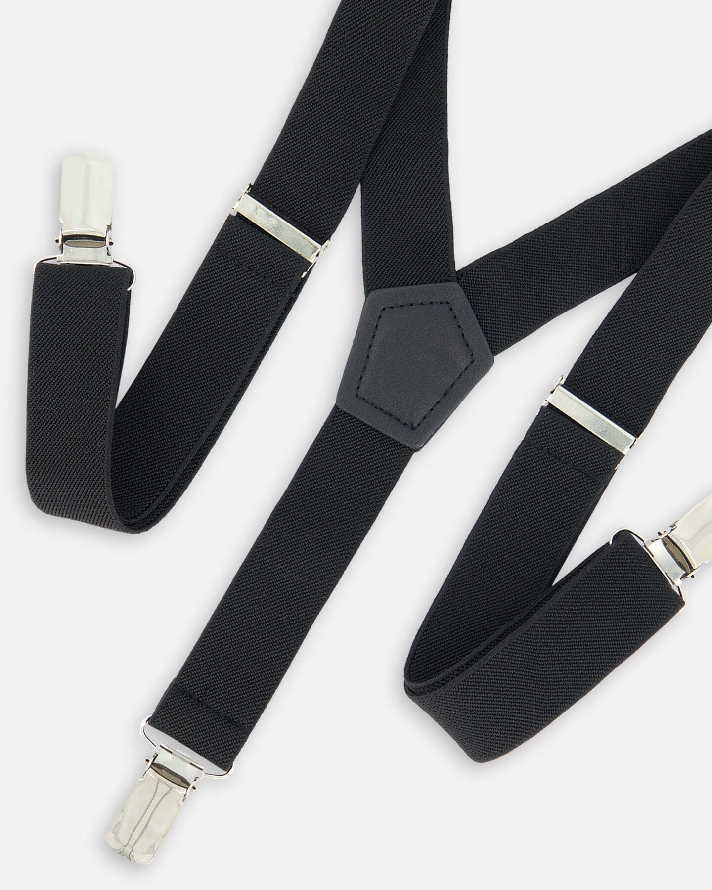 Elastic Suspenders Black Accessories Deux par Deux 