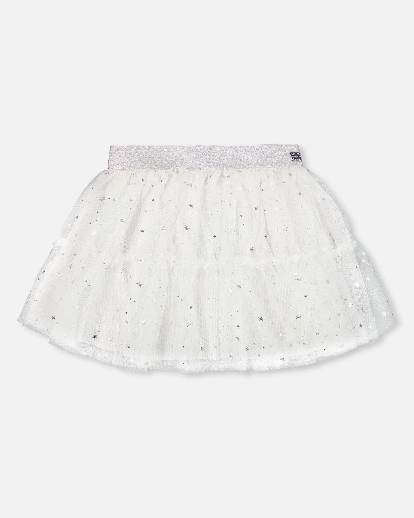 Glittering Tulle Skirt Off White Skirts Deux par Deux 