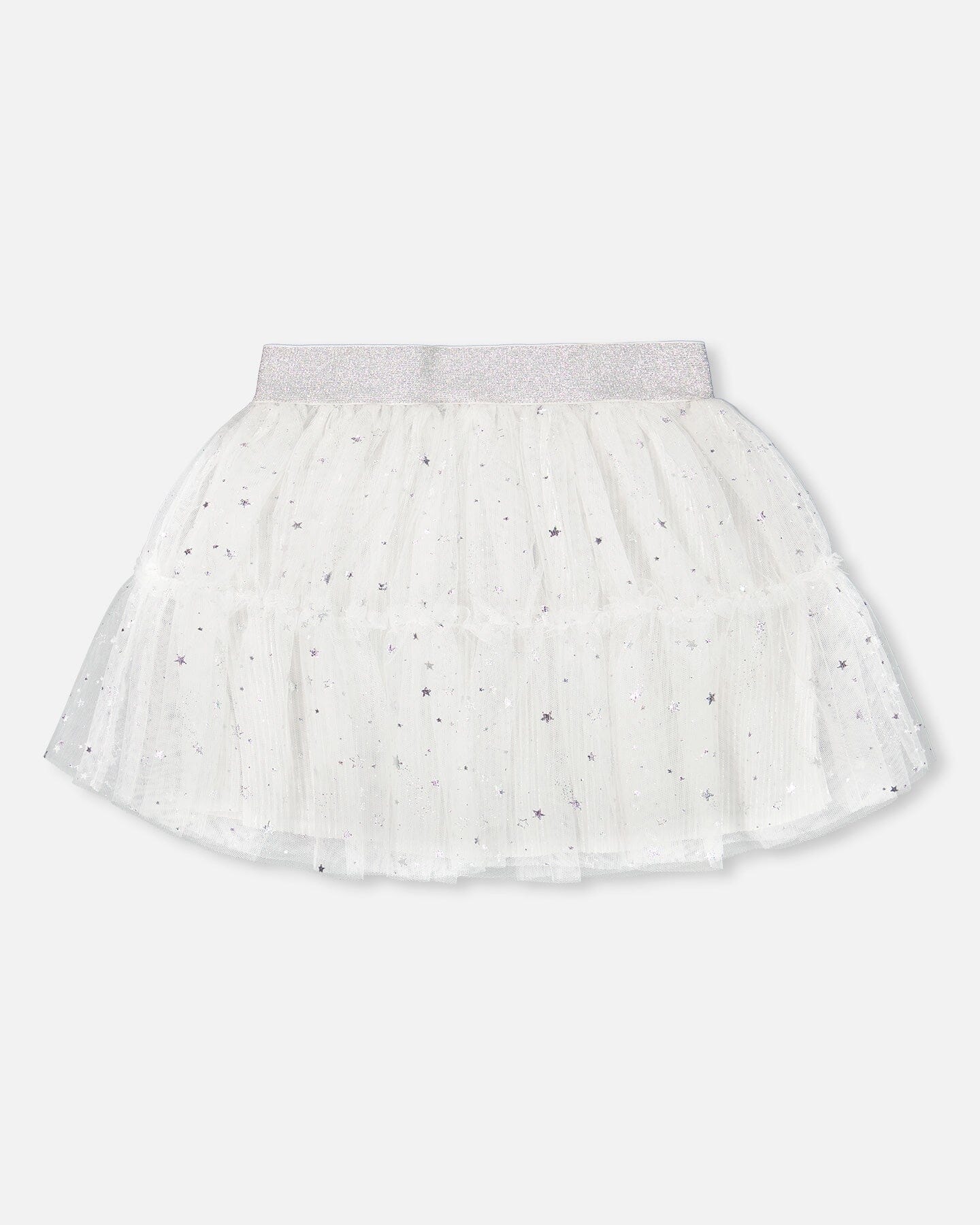 Glittering Tulle Skirt Off White Skirts Deux par Deux 