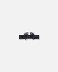 Headband With Glittering Tulle Bow Black Accessories Deux par Deux 