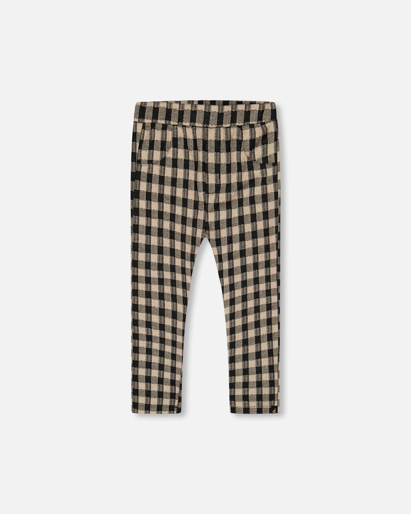 Treggings Plaid Black And Beige - G20O20_089