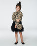 Printed Faux Fur Jacket Leopard Sweaters & Hoodies Deux par Deux 